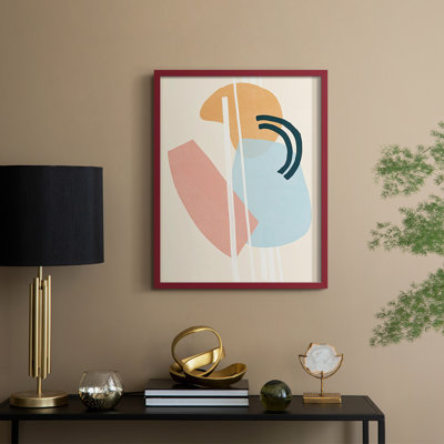 Memphis Symphony I Framed Print - Solid Wood