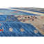 One-of-a-Kind High-Quality Hand-Knotted Blue/White Area Rug