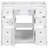 35.6'' Single Bathroom Vanity Base Only in White