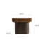 Ensemble de 2 tables basses gigognes rondes Handcraft