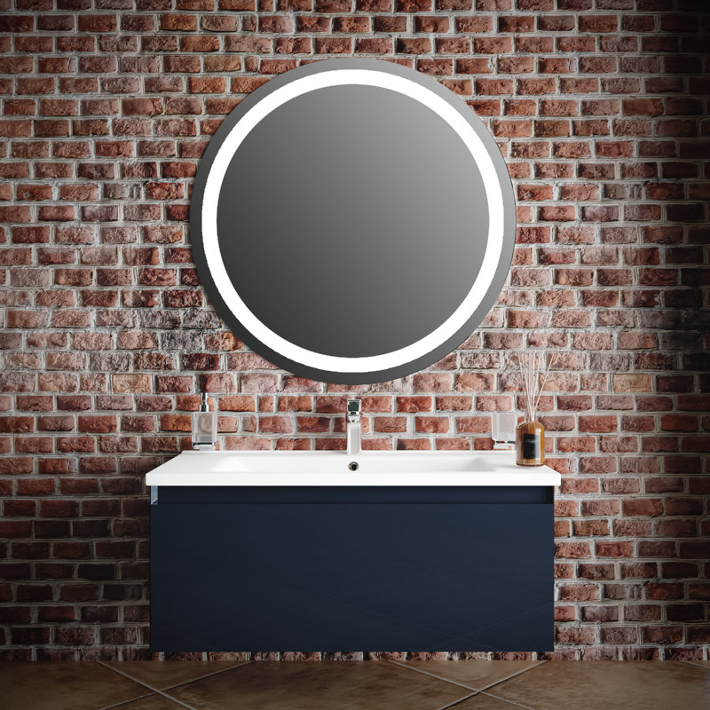 Ensemble de meuble-lavabo mural avec lavabo Jakkob