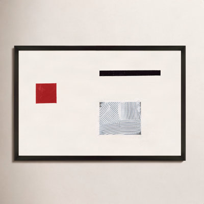 Tempo with Red 1 Print by Robert Kamnatnik