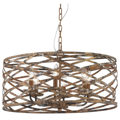 Canipe 6  Light Drum Drum Chandelier