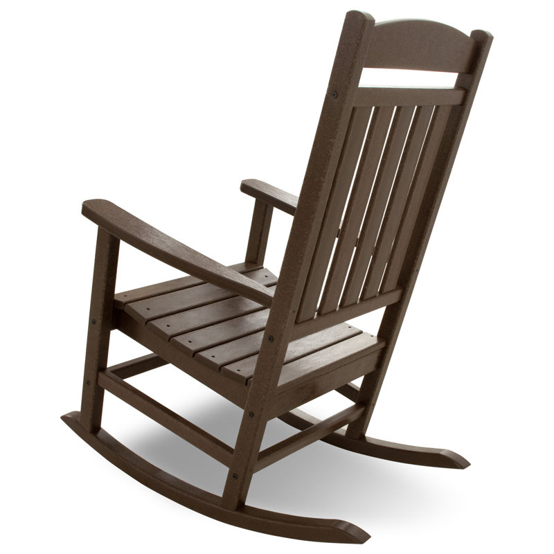 Chaise berçante POLYWOOD Classics, Acajou