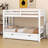 Pull-Out Bunk Bed With Trundle-1914533743