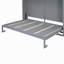 Grand lit escamotable mural avec tablettes supérieures et USB-2085122583