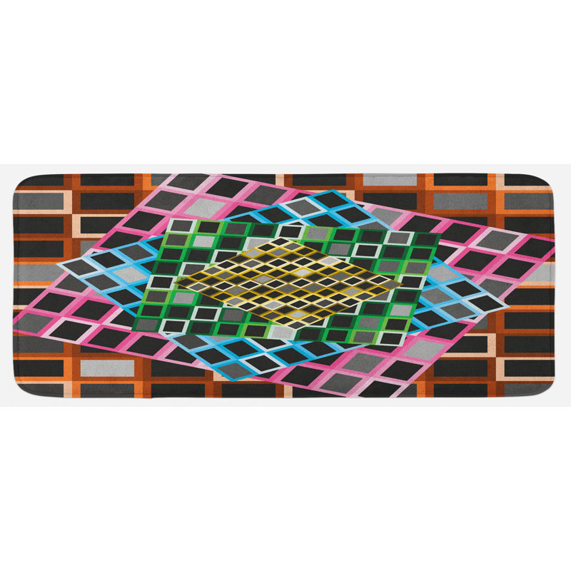 Modern & Contemporary Polyester Kitchen Mat