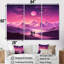 Mauve azur, espace désertique II - désert, art mural-209027715-209027712
