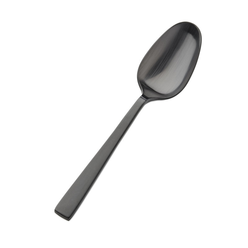 Roman Stainless Steel Dinner Spoon, Black Matte