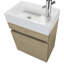 Ensemble de meuble-lavabo mural simple 18 po-1791257393