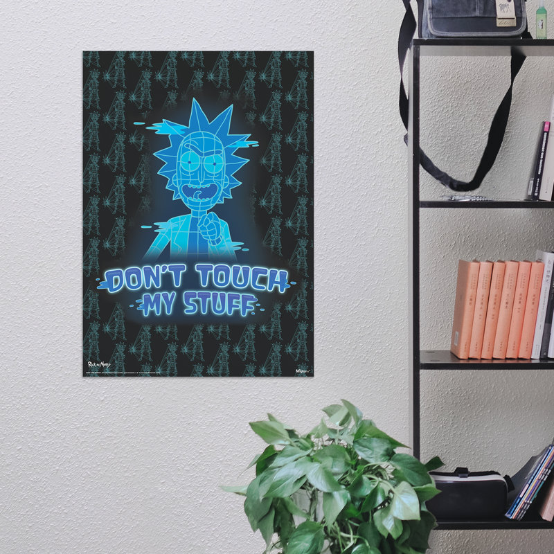 Rick et Morty (Don't Touch My Stuff), art mural