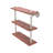 Bayer 3 Piece Walnut Tiered Shelf-444678439-476662583