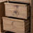 Solid Wood Aged Style Storage Cabinet Bookcase