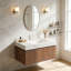 Meuble-lavabo flottant avec espace de rangement multifonctionnel et trou de robinet simple-1666615080-1666615086