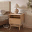 Table de chevet et table de bout avec rangement Eric Oak