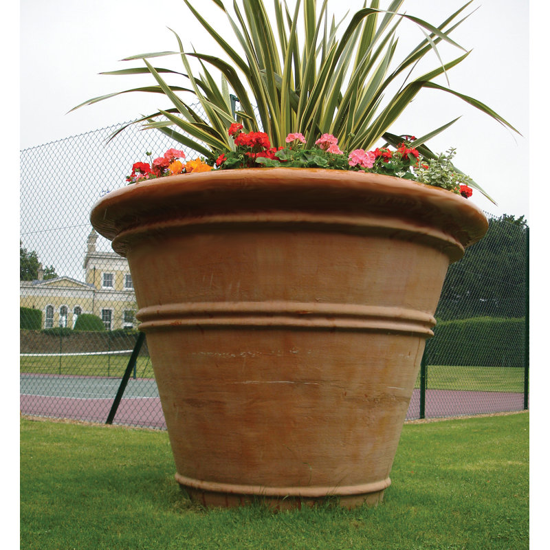 Balhi Fibreglass Planter, 61 cm H x 97 cm W x 97 cm D