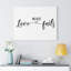 Love Never Fails - Wrapped Canvas Print-1395897388
