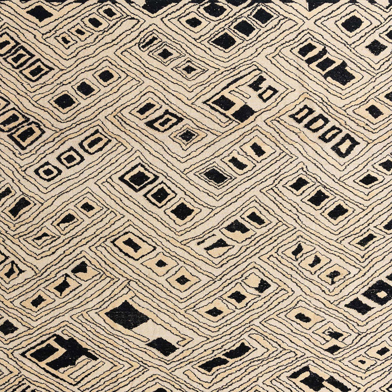 Abstract Indoor Rug, Square 5'