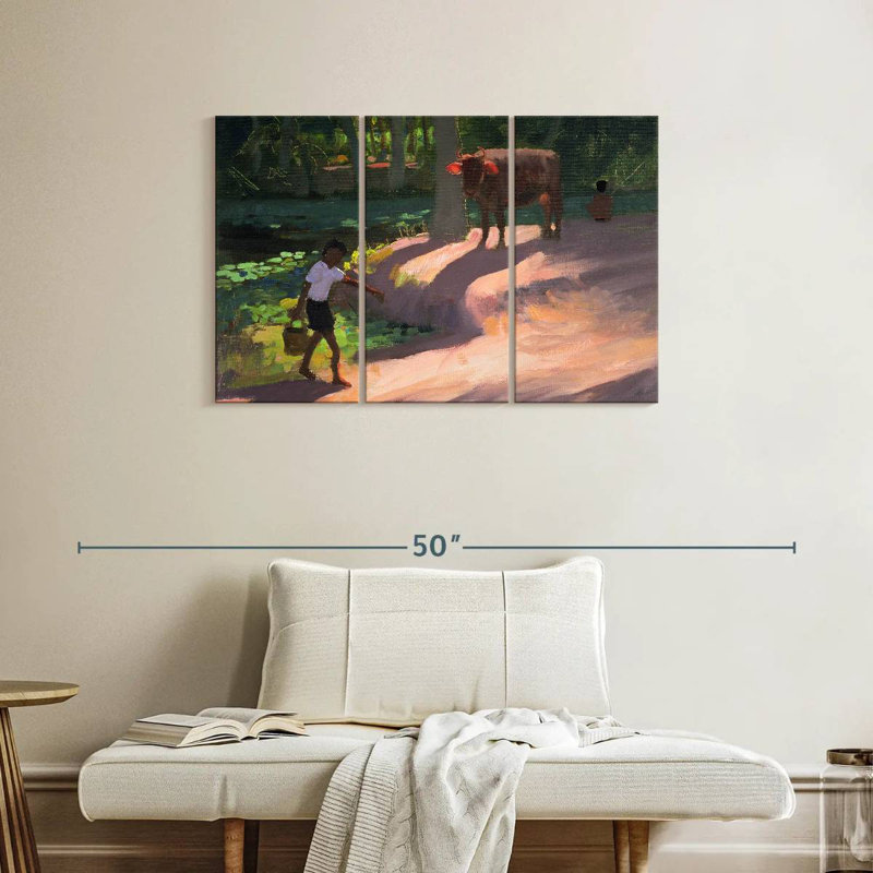 Brampt Kerala Backwaters India, 24" H x 38" W