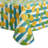 Jodi Striped Plastic/Vinyl Tablecloth-603757218