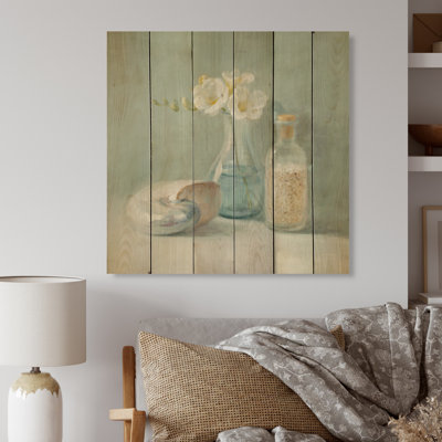 Pastel Bath II - Peinture sur