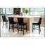Tabourets de bar contemporains rembourrés en velours avec décoration capitonnée à boutons et hauteur réglable-73416573-73416575