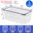Sorbus Large Food Storage Containers - Pack of 3 with Air Tight, Four-Way Snap Lids