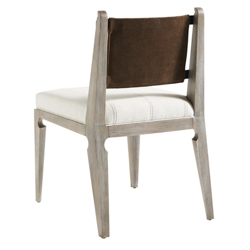 Thom Filicia Home Gifford Side Chair, Callaloo Cotton, Navajo