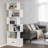 72''H X 27.5''W 2 PCS 6-Tier Bajulal Geometric Storage Bookcase-1406396037