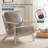 Dez 28.35" W Linen Armchair Upholstered-373104575