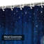 Rideau de douche avec 12 crochets Winter Wonderland Night Snow Forest-205315799