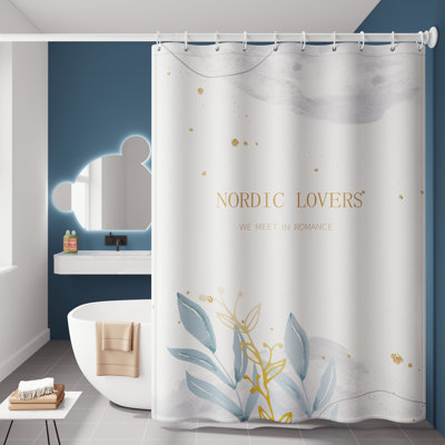 Behar Shower Curtain with Hooks Included