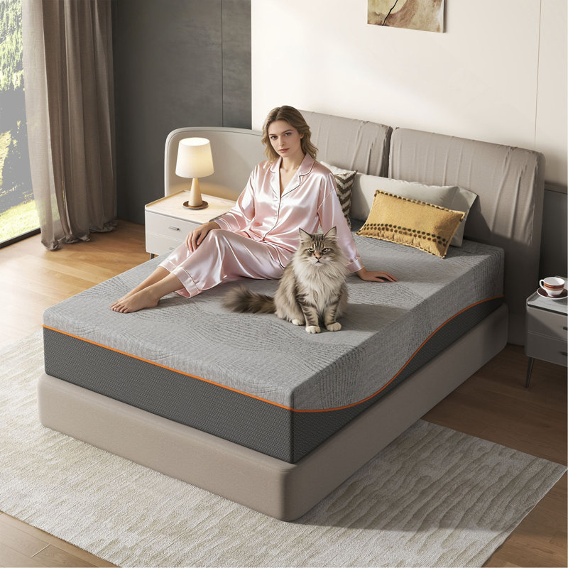 Full Size Mattress,10 Inch Memory Foam Mattress, Fiberglass Free, Medium Feel, Breathable Cooling Layers, Certified Safe Materials