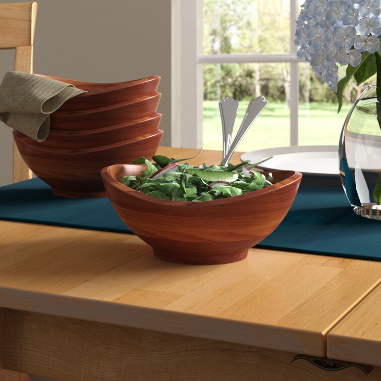 4-Piece Glass Salad Bowl Set