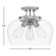 Breena Glass Semi Flush Mount
