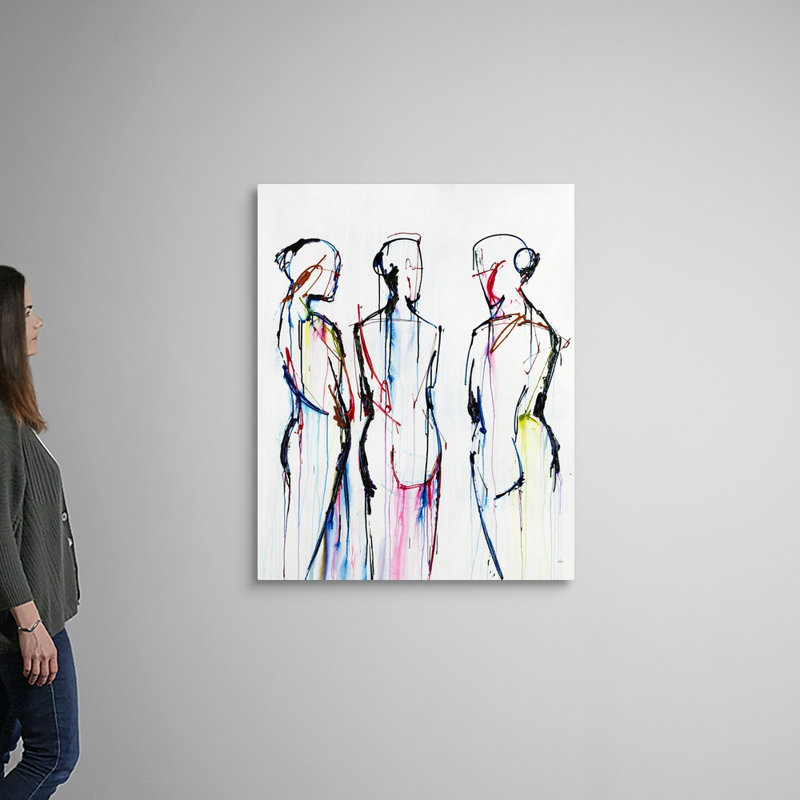 Les maîtres de la grâce par Joshua Schicker - reproduction d'art sur toile, Toile tendue, H 45 po x l 36 po x P 1,25 po