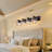 Modern 4-lights Vanity Light With Crystal Accents