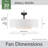 Jasmine Roth x Hunter 30 inch Brookside Fandelier Ceiling Fan with Lights and Remote-126183630