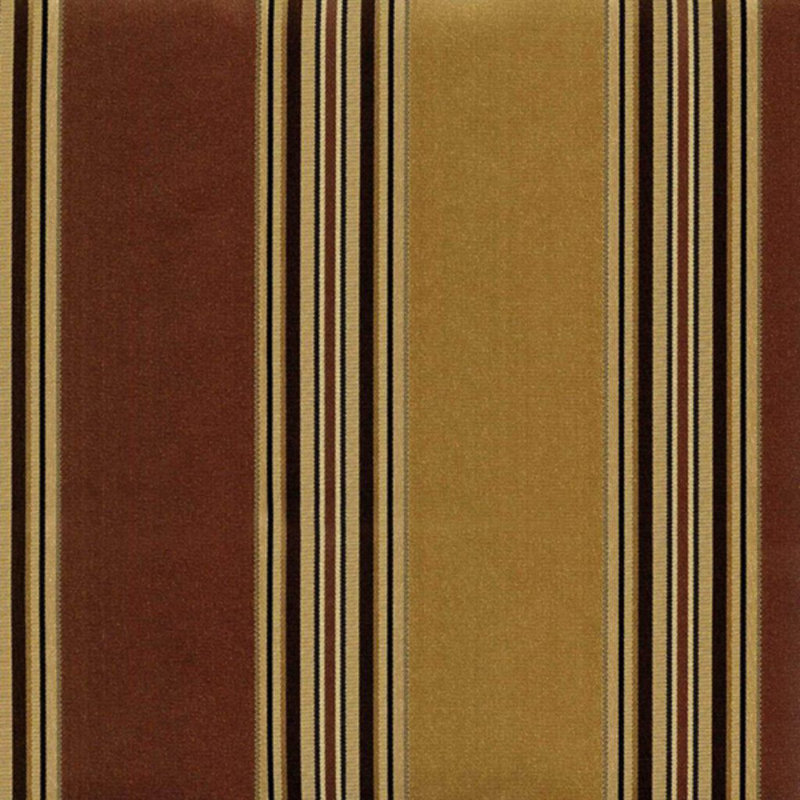 Wesco Calabash Stripe Fabric, Caramel Candy