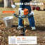 Gas Post Hole Digger 63CC 2400W with 20.3 cm Drill Bits & 1 Extension Rod