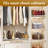 Extendable Purse Organizers Purse Storage. Length 16-28 In. Bag Organizer Purse Holder For Closet With 8 Adjustable Shelf