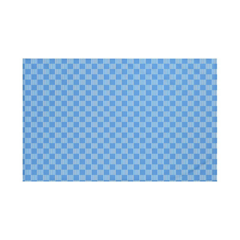 Read Between The Lines Throw Blanket, 60" L x 50" W, Azure (Blue)