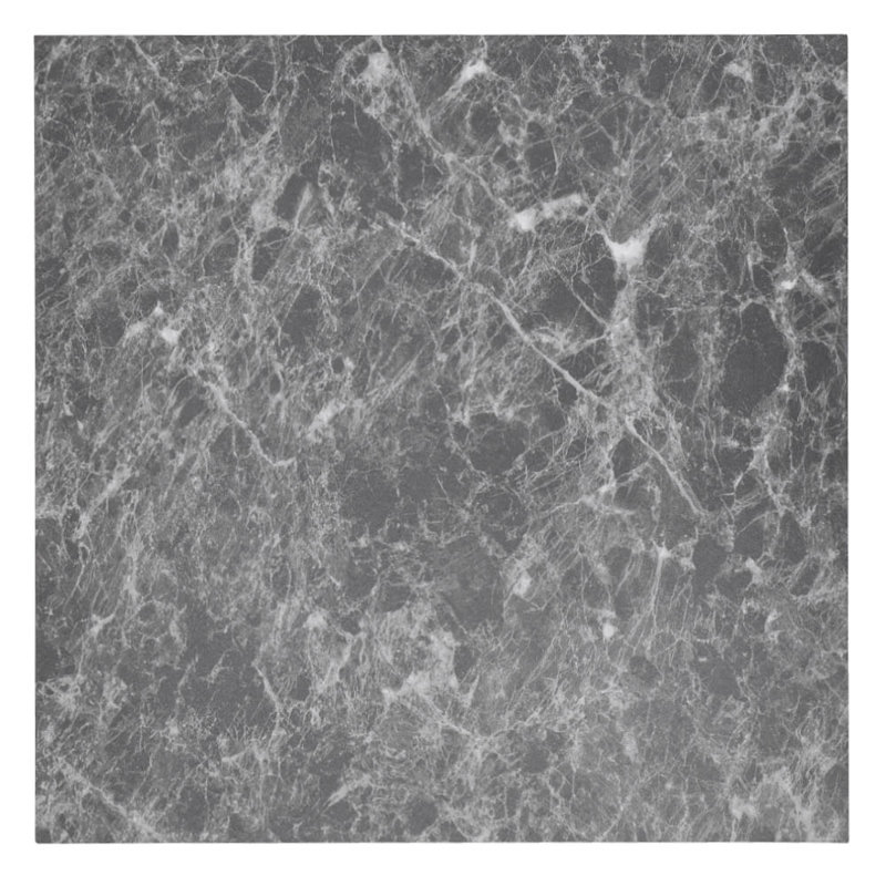 Bilel Peel and Stick 45.72cm x 45.72cm PVC Singular Tile in Black