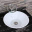 Lavabo vasque ovale en céramique