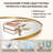  Tilting Oval Bathroom Vanity Wall Mirror | Adjustable Pivot Stainless Steel Frame-464012389-464012390