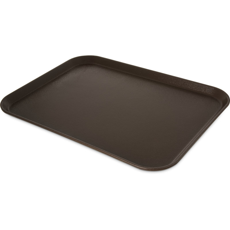 Carlisle Food Service Products Griptite Plastic Tray, 1"H x 20"W x 15"L, Brown