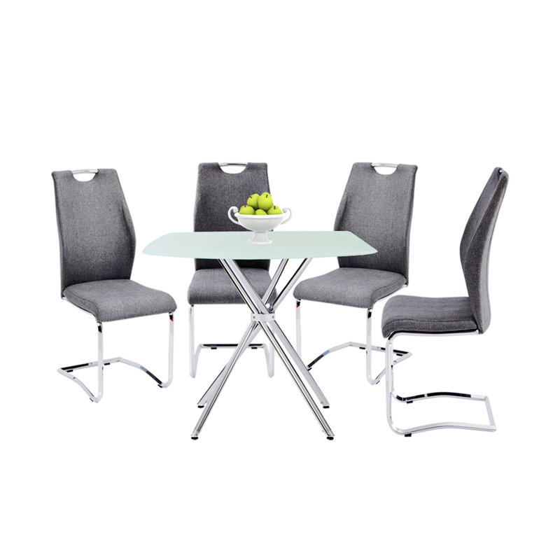 Solid Contemporary Elegance Dining ,Set Comfortable Chair with Durable Construction