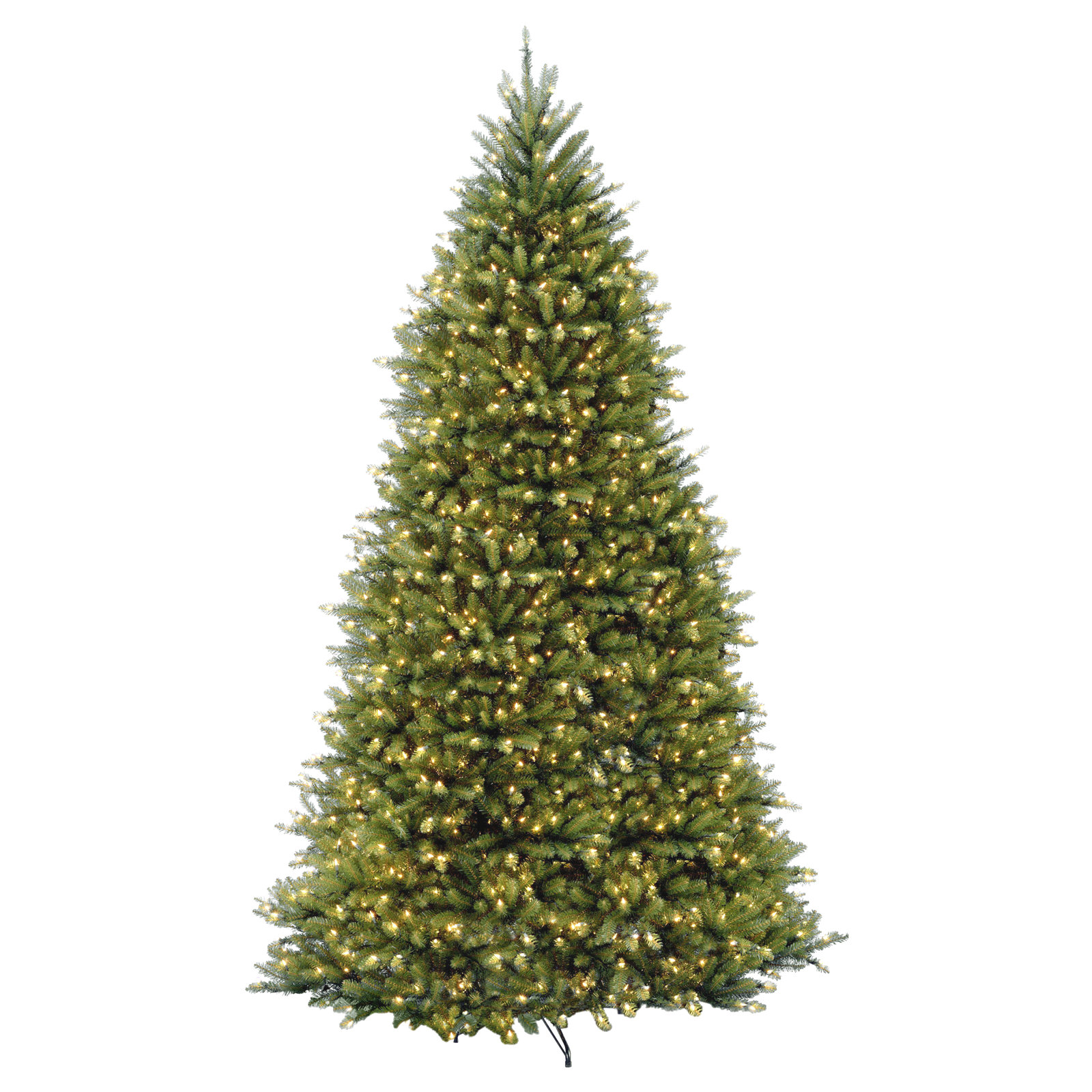 The Holiday Aisle® Dunhill Fir Tree with Clear Lights, 10'