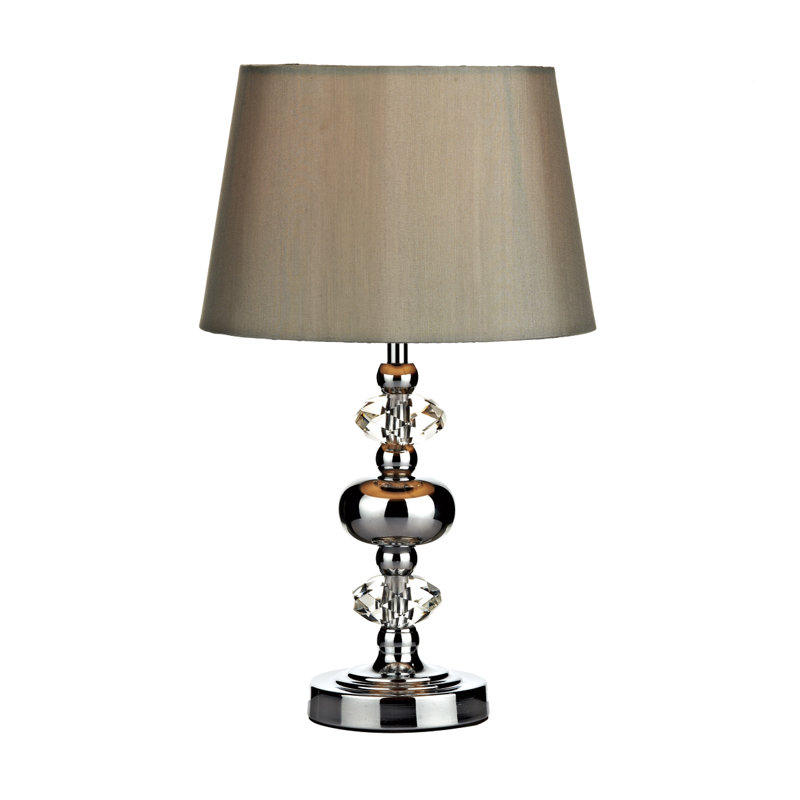 Mccullers Metal Table Lamp, Polished Chrome