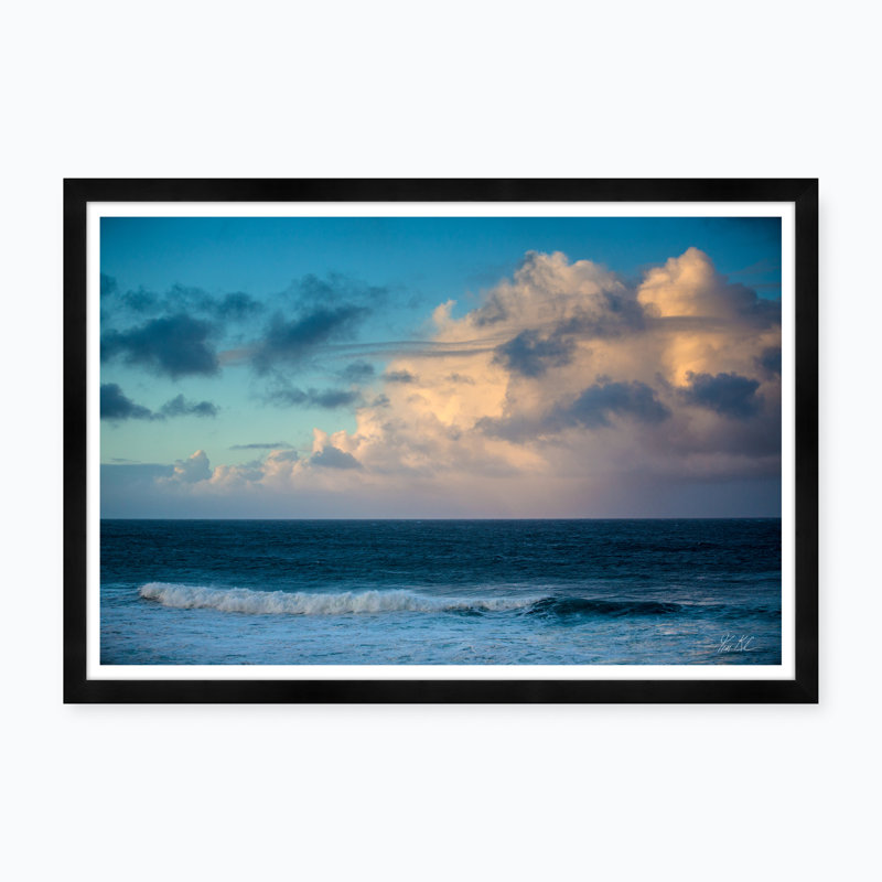 Ocean Sunset On The Horizon Print